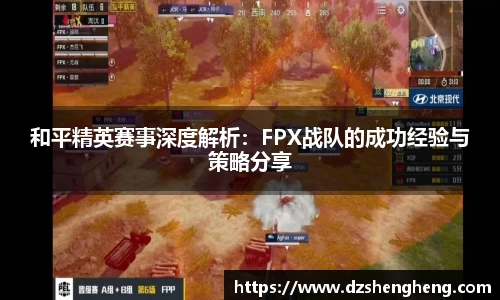 和平精英赛事深度解析：FPX战队的成功经验与策略分享