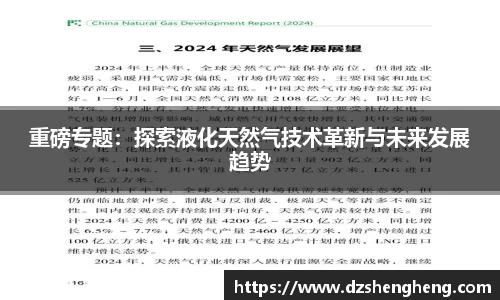 重磅专题：探索液化天然气技术革新与未来发展趋势